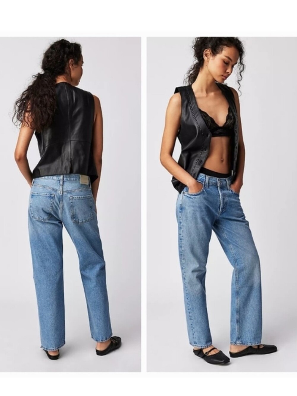 Citizen of Humanity Neve Low Slung Relaxed Straight Leg Jeans Size 26